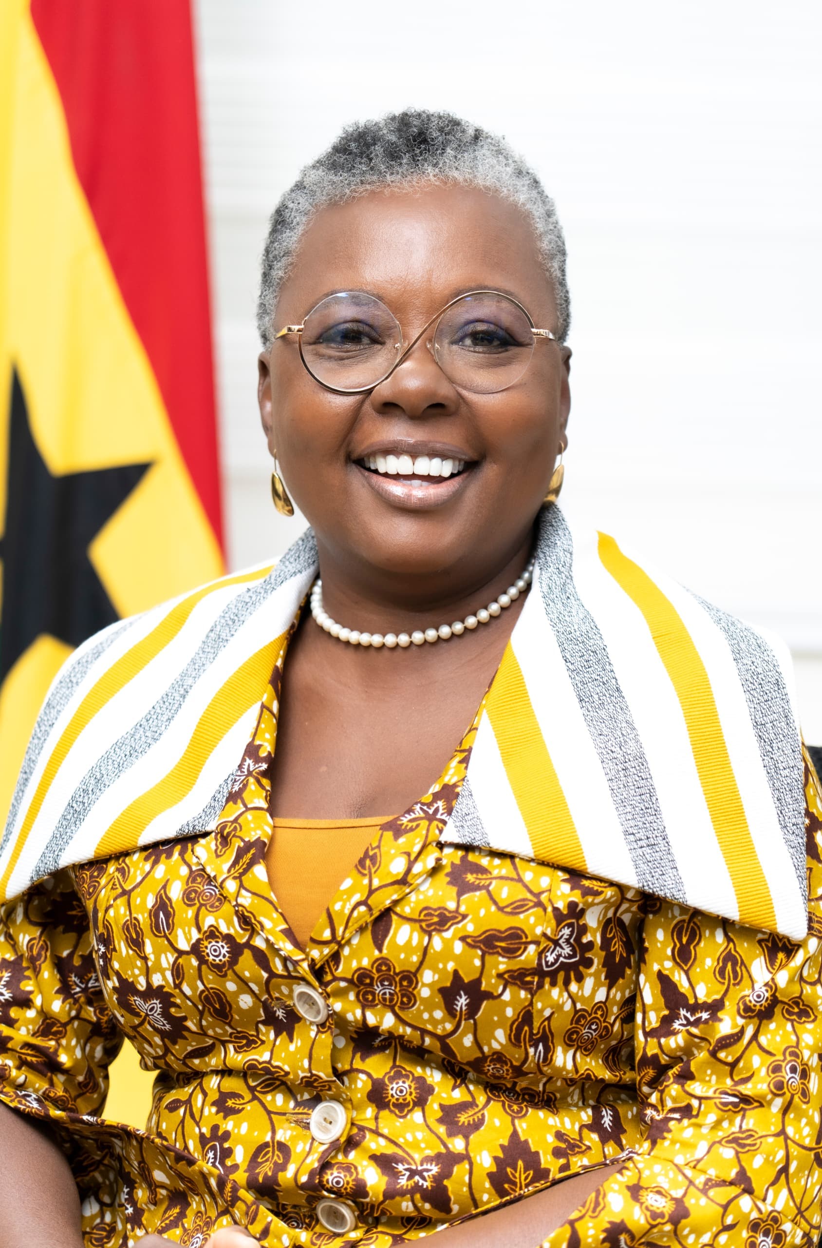 Hon. Emelia Arthur, Minister of Fisheries and Aquaculture